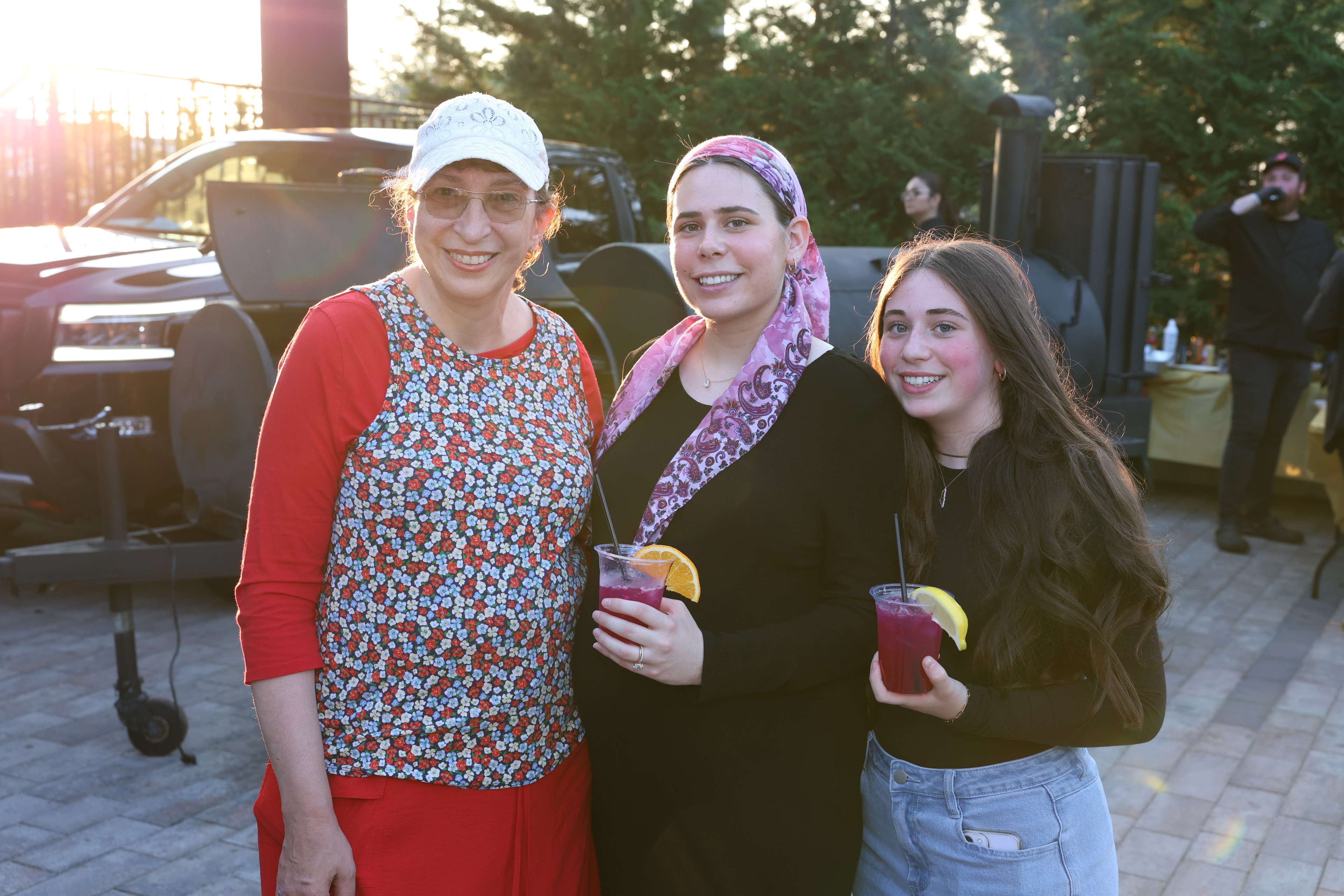Guests enjoying the outdoor BBQ at the 11th Annual Arizal Siyum & BBQ Dinner 2026