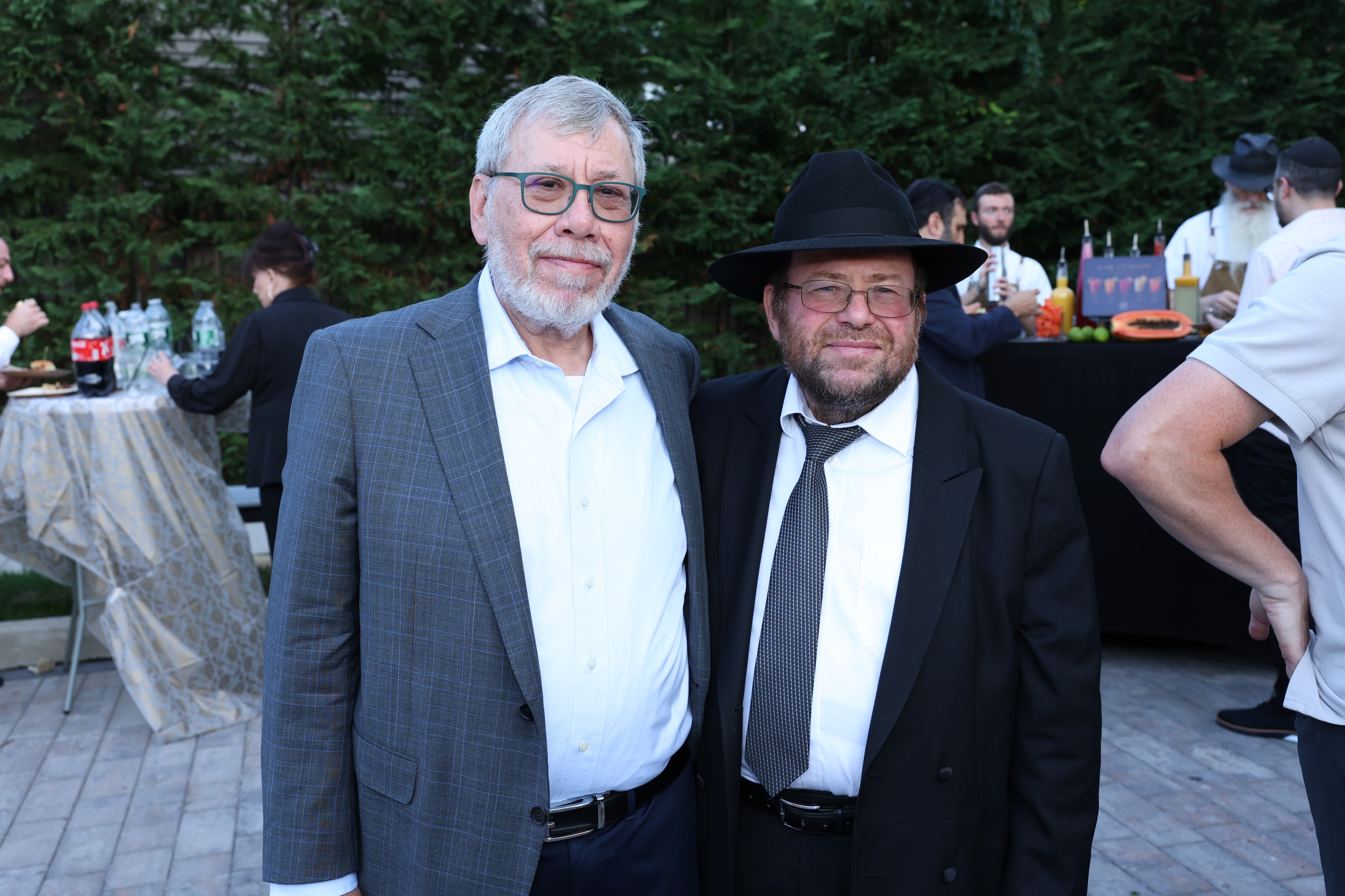 Geliebter and Rabbi Bechhofer at the 11th Annual Arizal Siyum & BBQ Dinner 2026