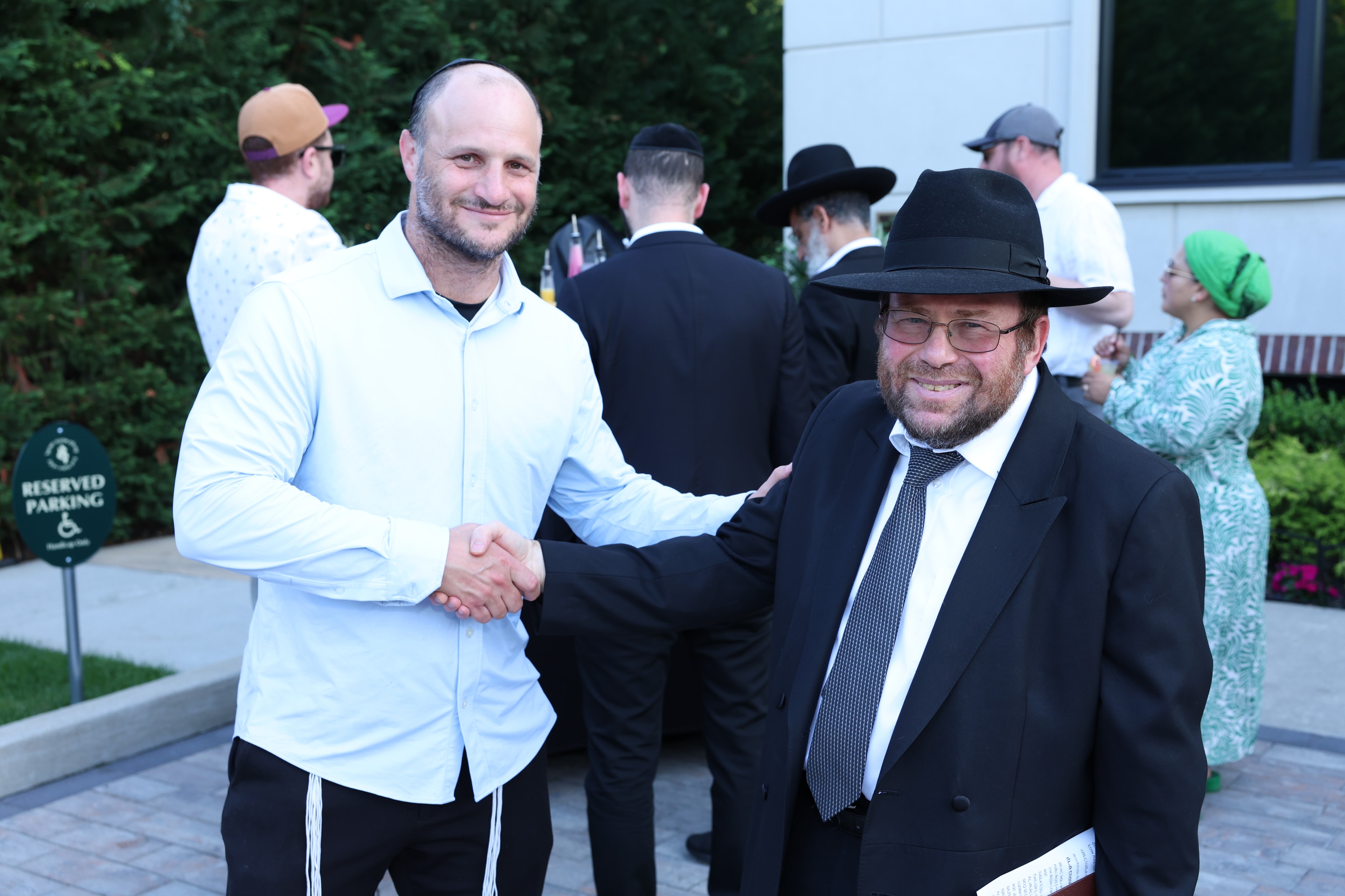 Lipman and Rabbi Bechhofer at the 11th Annual Arizal Siyum & BBQ Dinner 2026