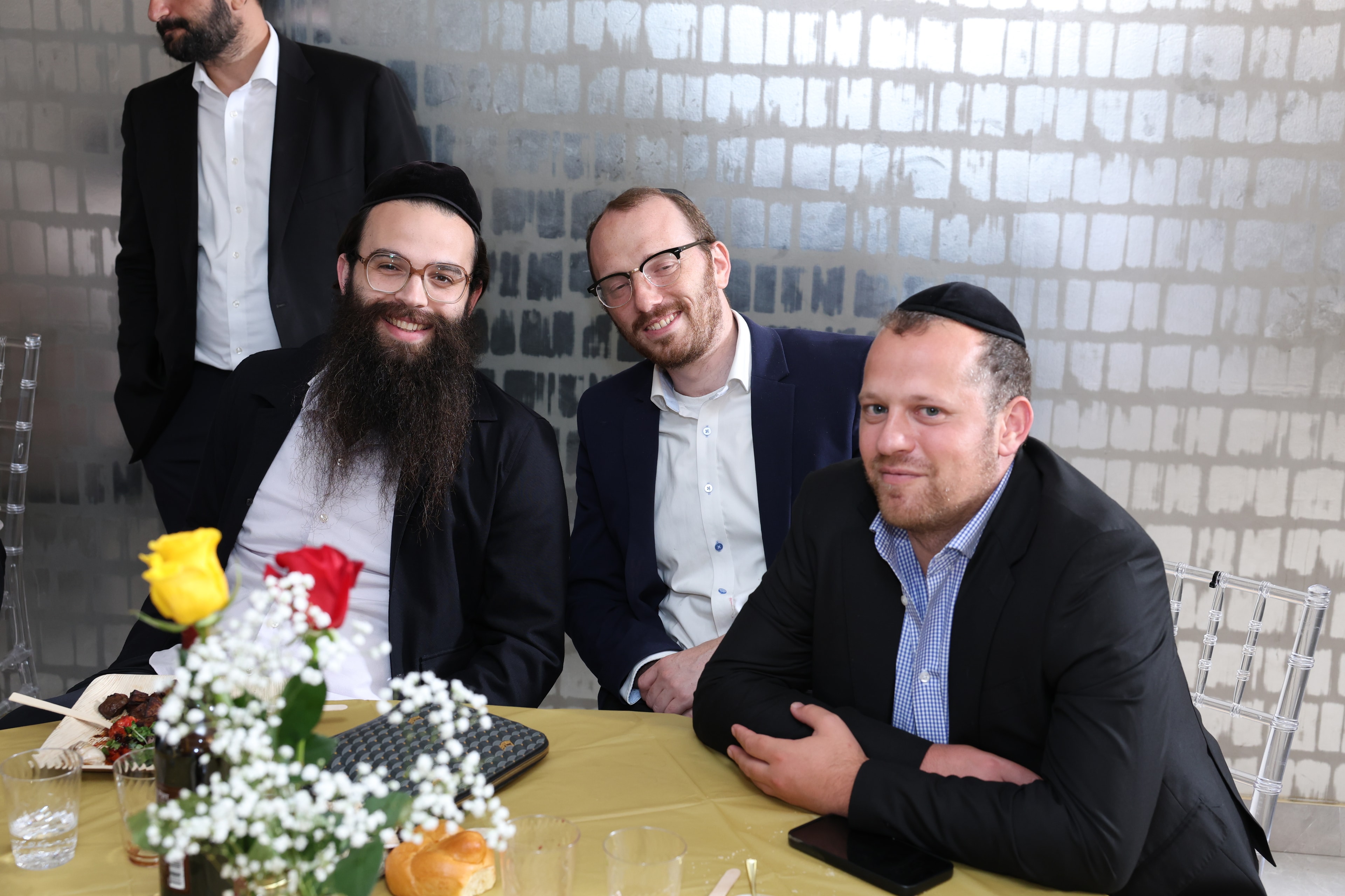 Senter and Abisror at the 11th Annual Arizal Siyum & BBQ Dinner 2026