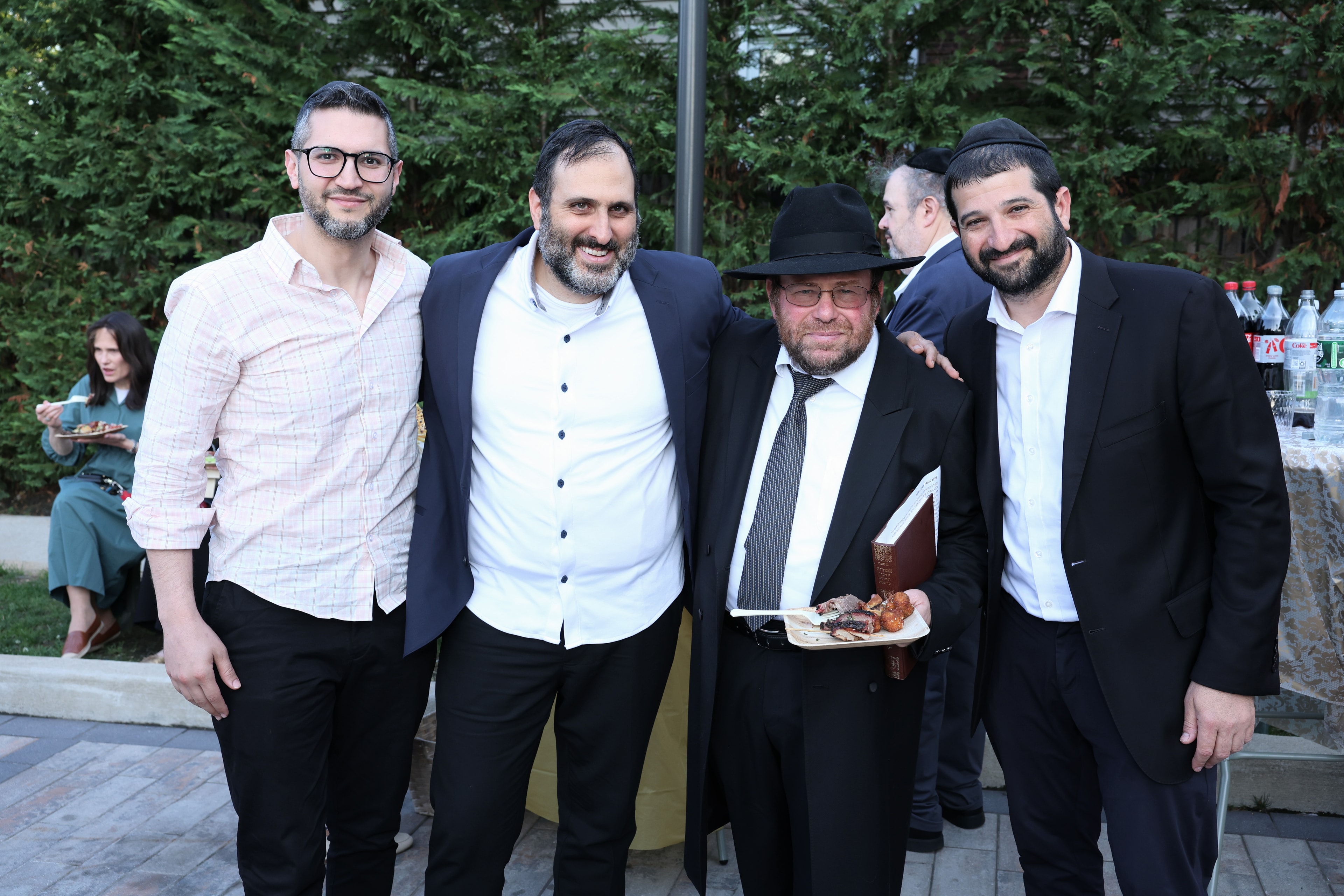 Sebag and friends at the 11th Annual Arizal Siyum & BBQ Dinner 2026